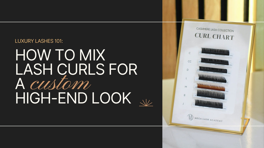 How to Mix Lash Curls for a Custom, High-End Look