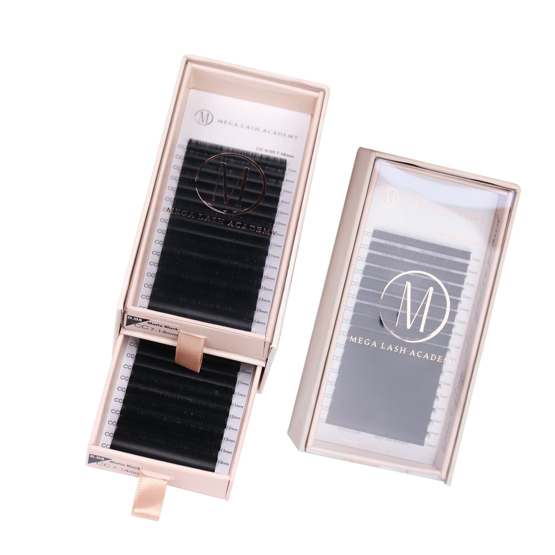 0.03 Cashmere Ultra Dark Volume - Double Tray Lash Trays Mega Lash Academy