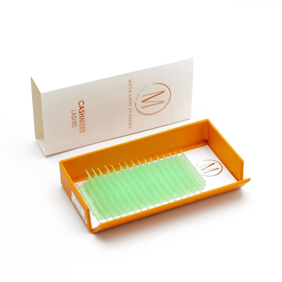 0.05 - Color Cashmere Volume - UV Green Lash Trays Mega Lash Academy