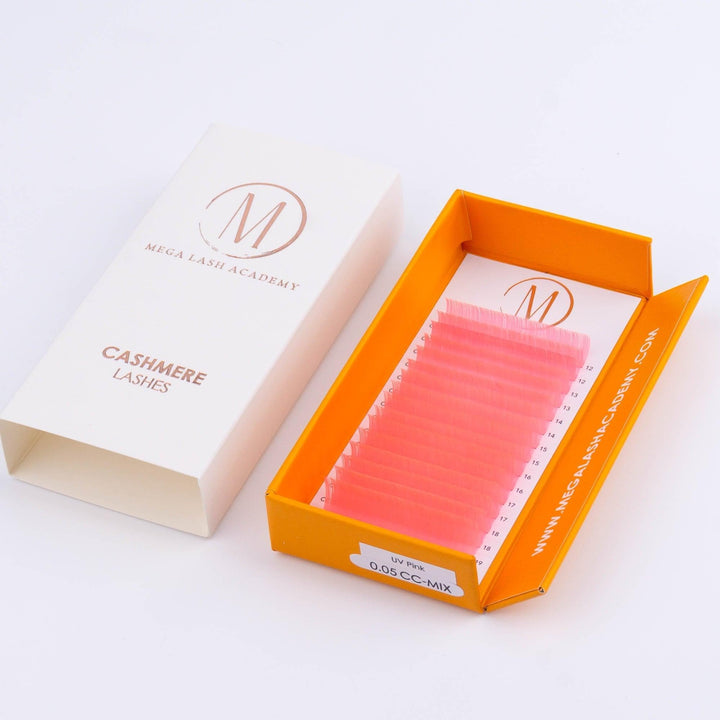 Cashmere - UV - Pink Volume Lashes - 0.05 - Mega Lash Academy