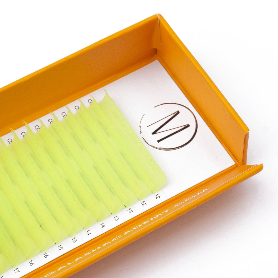 0.05 - Color Cashmere Volume - UV Yellow Lash Trays Mega Lash Academy 