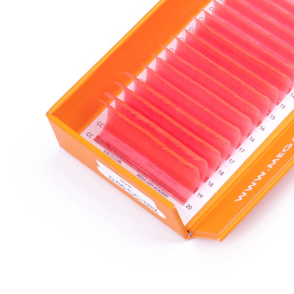 0.05 - Easy Fanning Cashmere - Pink Lash Trays Mega Lash Academy 