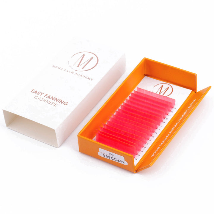 0.05 - Easy Fanning Cashmere - Pink Lash Trays Mega Lash Academy