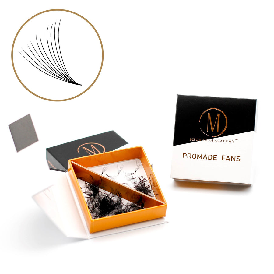 10D Promade Loose Fans - 500 Fans Promade Fans Mega Lash Academy