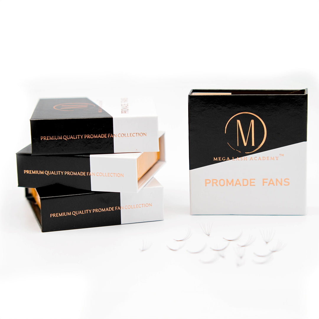 10D Promade Loose Fans - 500 Fans Promade Fans Mega Lash Academy