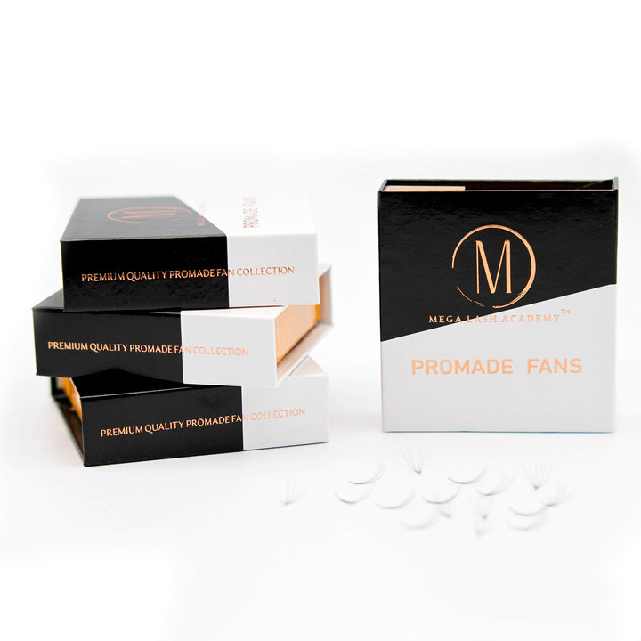 10D Promade Loose Fans - 500 Fans Promade Fans Mega Lash Academy