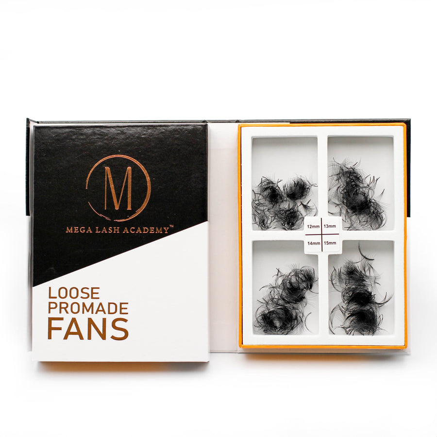 14D Mix Promade Loose Fans - 1000 Fans Promade Fans Mega Lash Academy