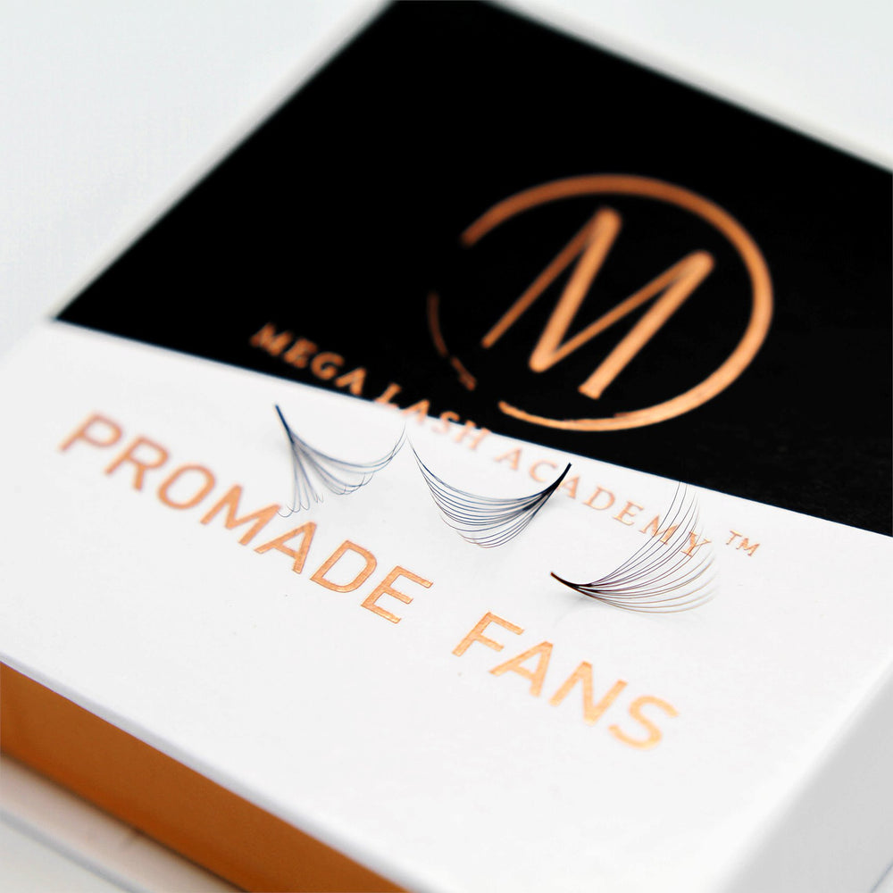 14D Promade Loose Fans - 500 Fans Promade Fans Mega Lash Academy 