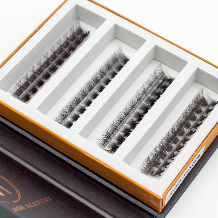 14D Rapid Promade Fans® - 500 Fans - Mega Lash Academy