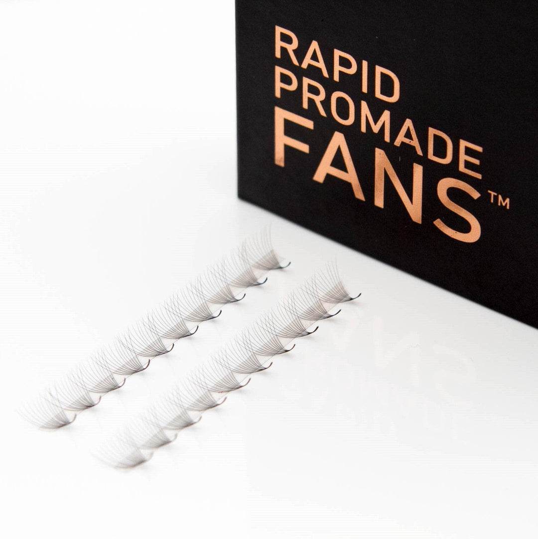 14D Rapid Promade Fans® - 500 Fans - Mega Lash Academy