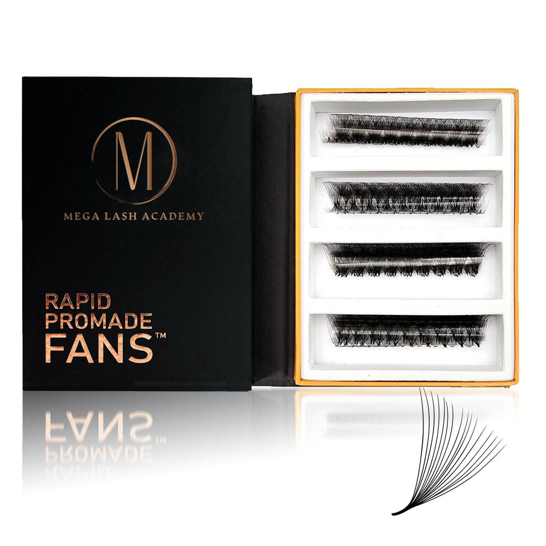 16D Mix Rapid Promade Fans® - 500 Fans Promade Fans Mega Lash Academy