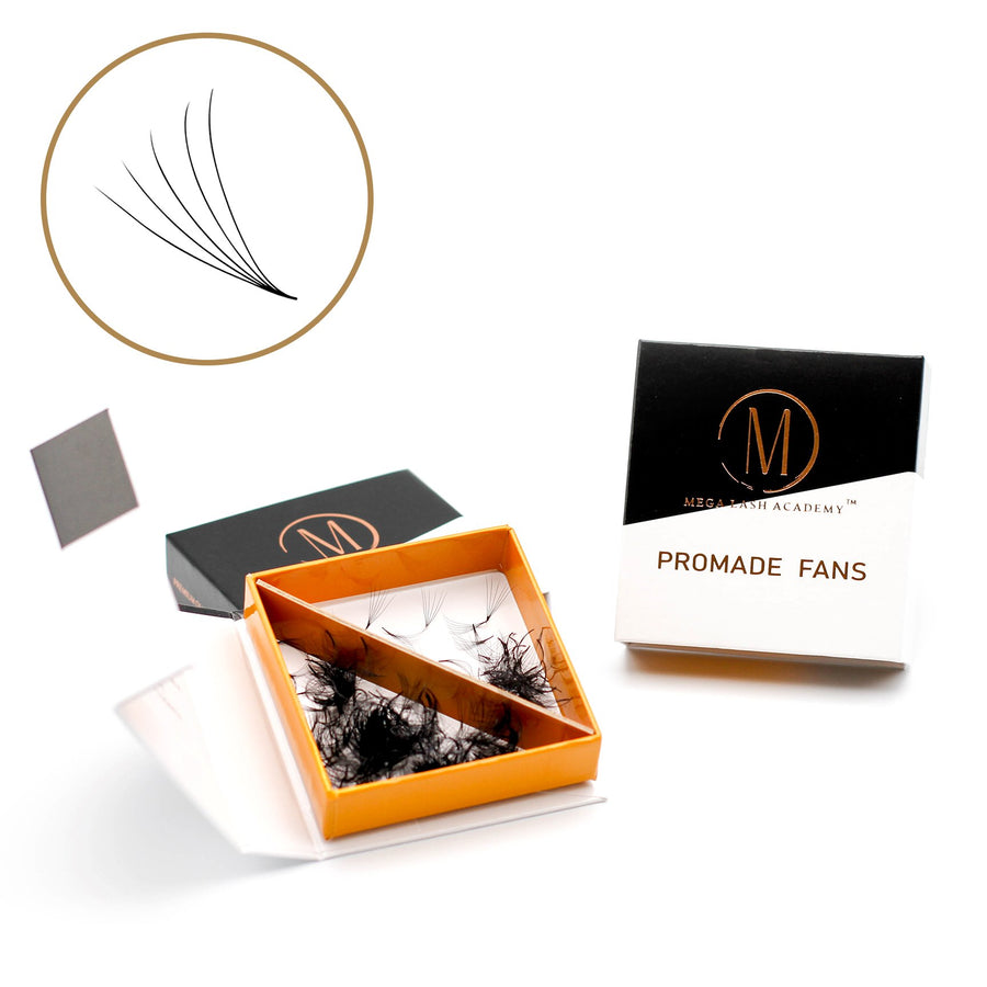 5D Promade Loose Fans - 500 Fans Promade Fans Mega Lash Academy