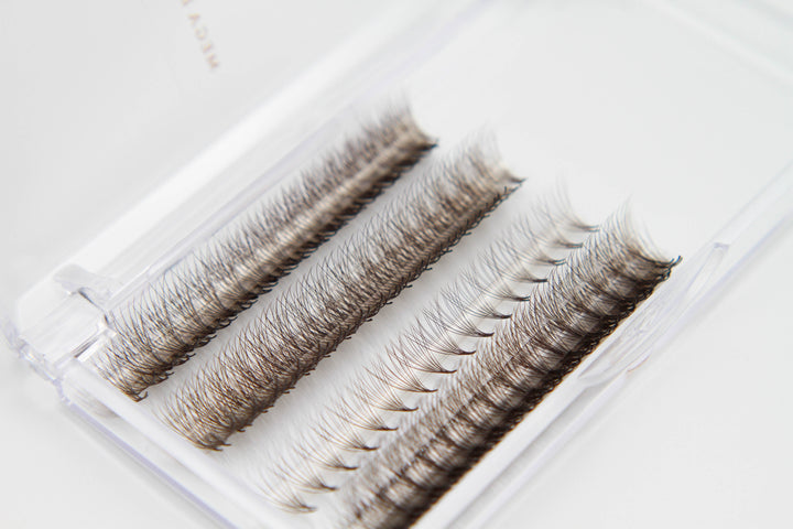 6D Brown Rapid Promade Fans - Coffee Promade Fans Mega Lash Academy 0.07 CC 8
