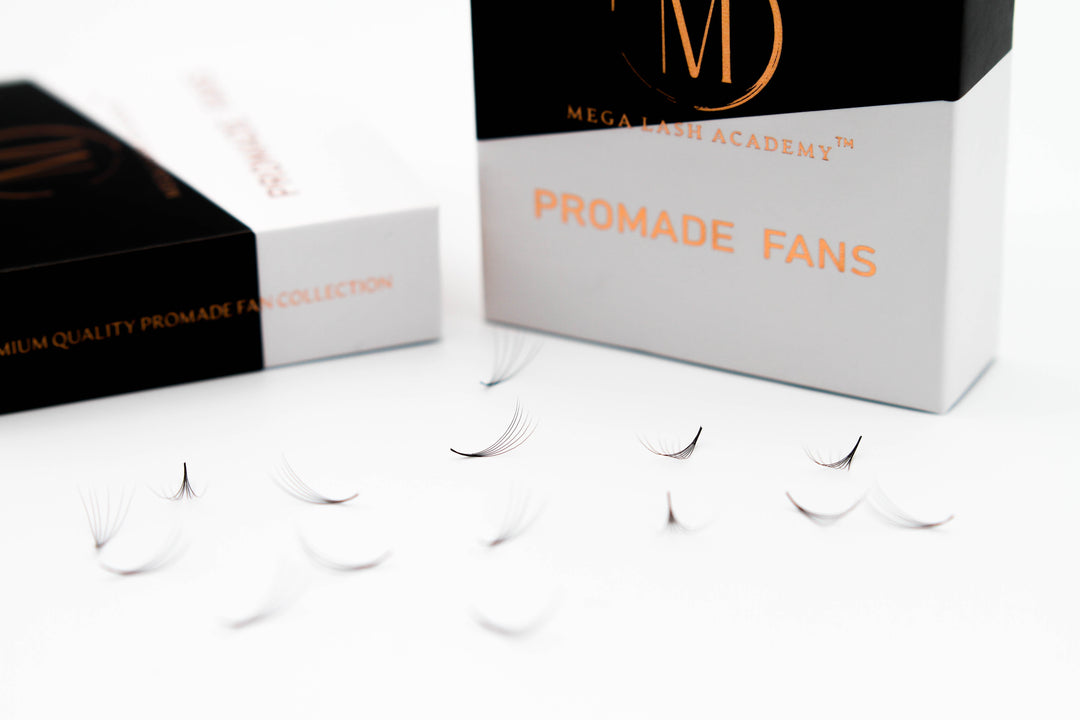 6D Promade Loose Fans - 500 Fans Promade Fans Mega Lash Academy