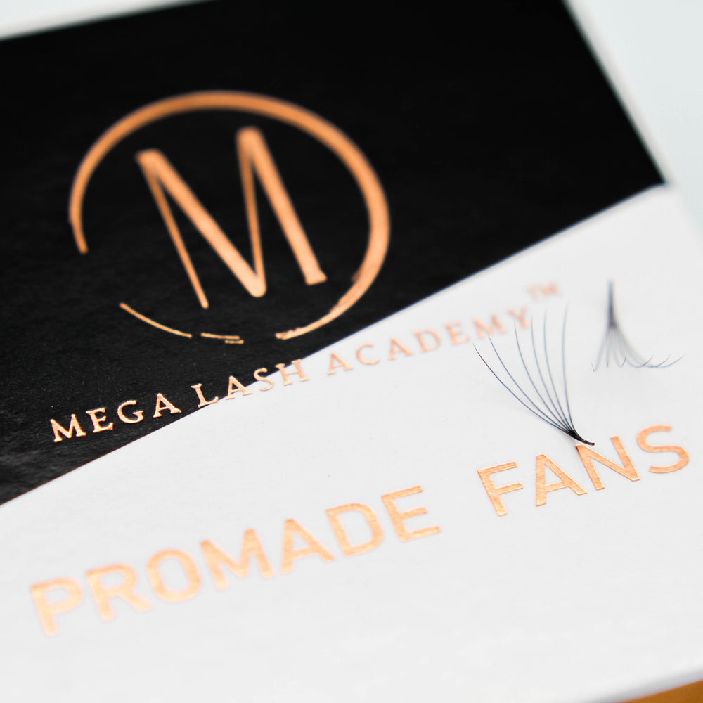 6D Promade Loose Fans - 500 Fans Promade Fans Mega Lash Academy 