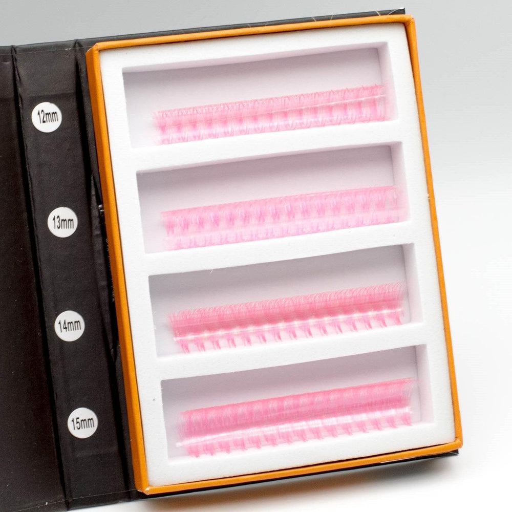 Baby Pink 5D Rapid Promade Fans - 600 Fans - Mega Lash Academy