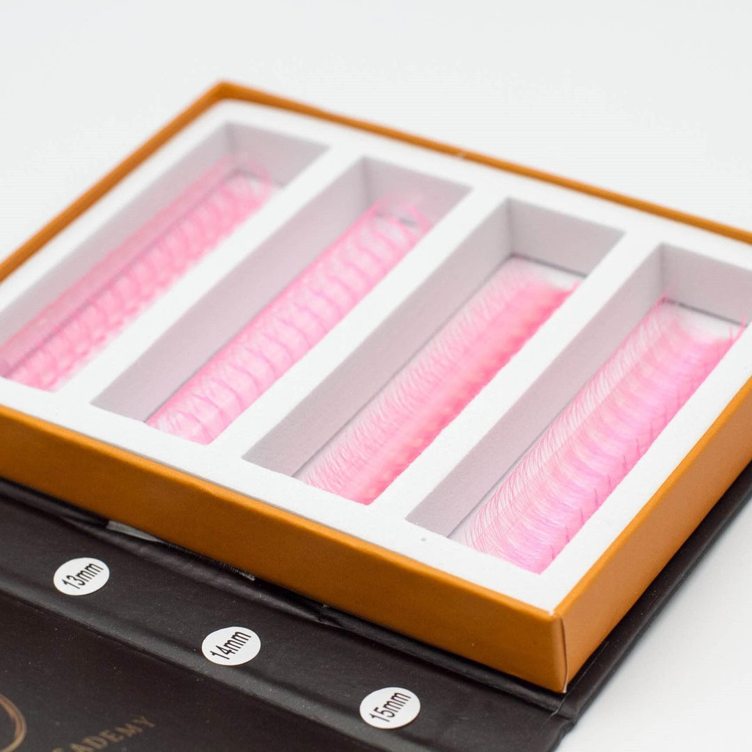 Baby Pink 5D Rapid Promade Fans - 600 Fans - Mega Lash Academy
