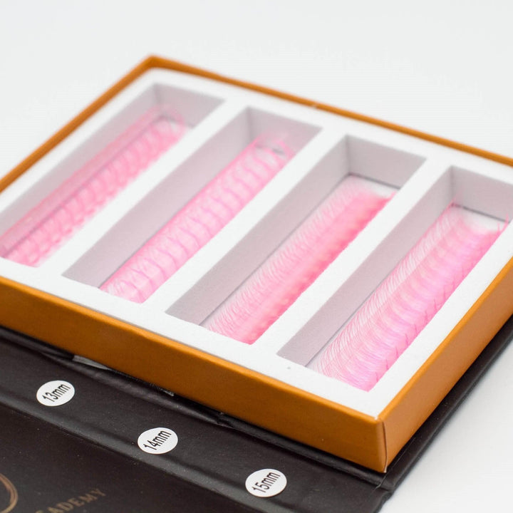 Baby Pink 5D Rapid Promade Fans - 600 Fans - Mega Lash Academy