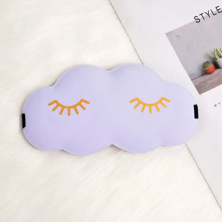 Cloud Sleep Eye Mask Mega Lash Academy Purple