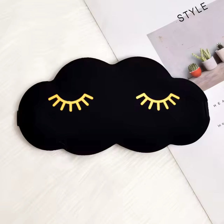Cloud Sleep Eye Mask Mega Lash Academy Black
