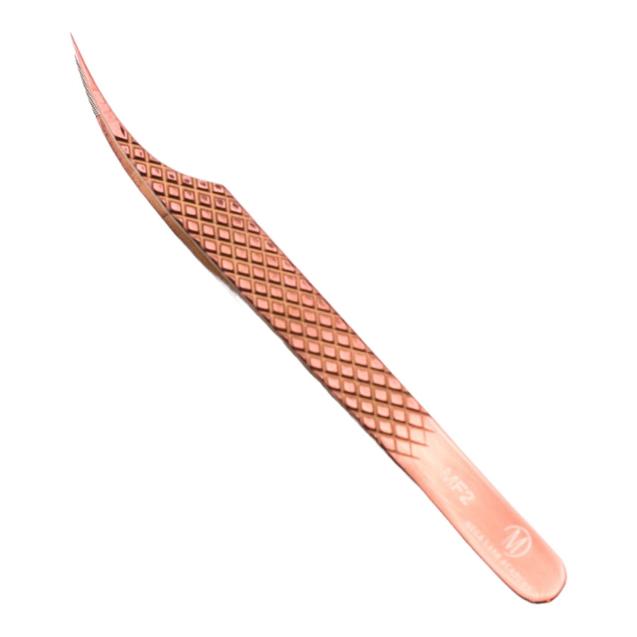 Copper Fiber - MF2 - Xtra Long Isolating Tweezers Tweezers Mega Lash Academy 