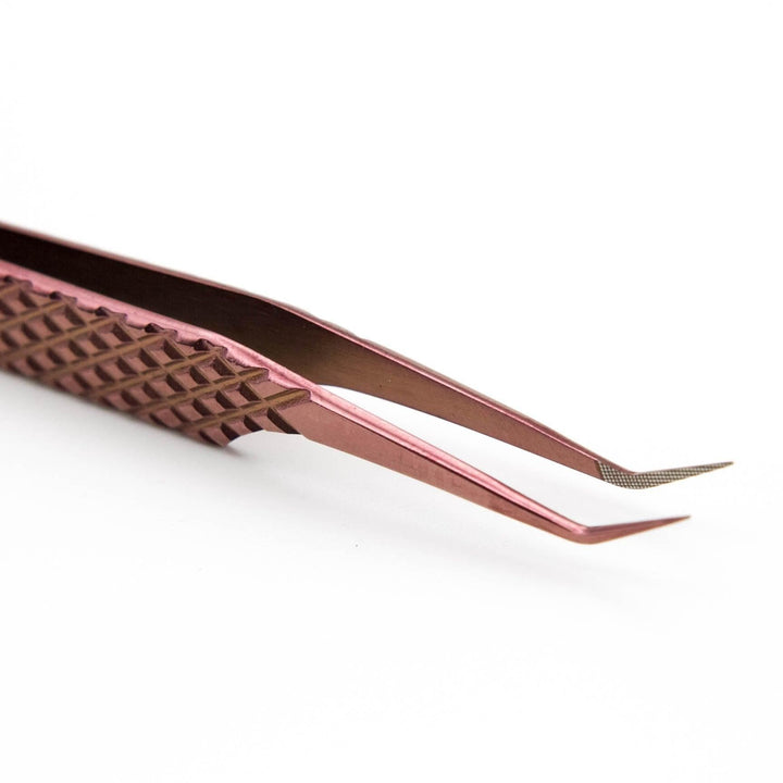 MF4 - Fiber Tip - 45 Degree Volume Tweezers - Mega Lash Academy