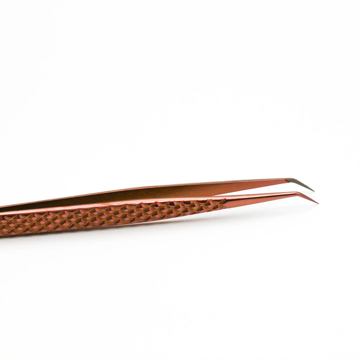 Copper Fiber - MF7 - Xtra Long Skinny Tweezers Tweezers Mega Lash Academy