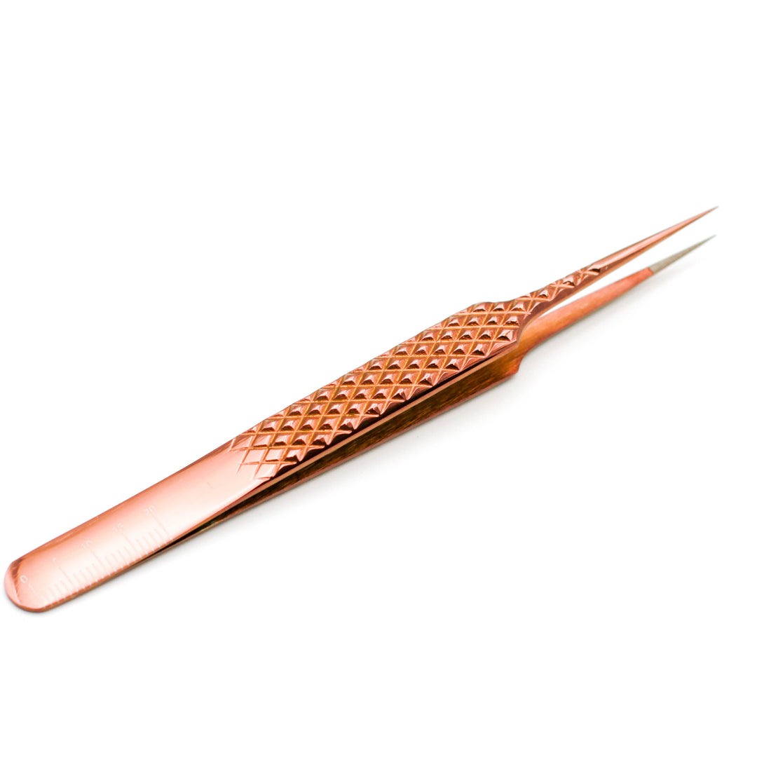 Copper Fiber - MF8 - Straight Isolating Tweezers Tweezers Mega Lash Academy