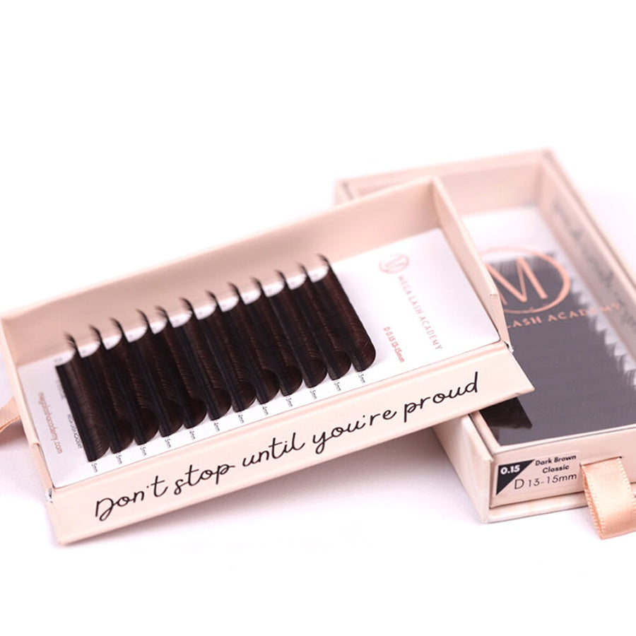 Dark Brown Classic Lash Tray Lash Trays Mega Lash Academy