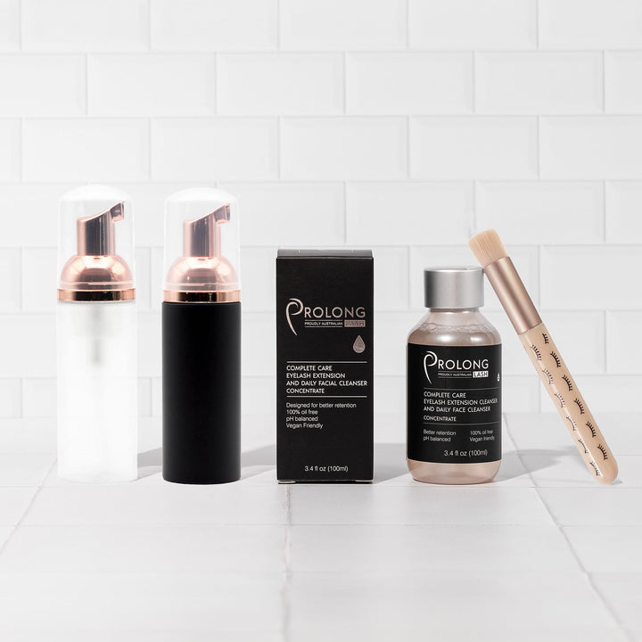 DIY Lash Shampoo Kit with Prolong Facial Cleansers Mega Lash Academy