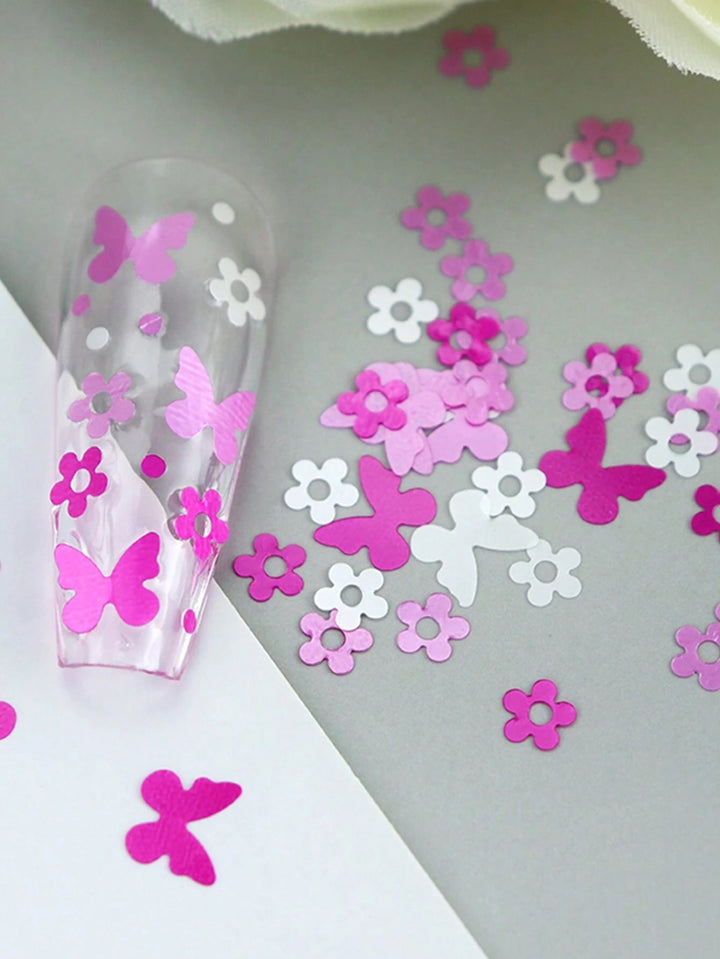 Floral Lash and Nail Decals Decorative Stickers Mega Lash Academy