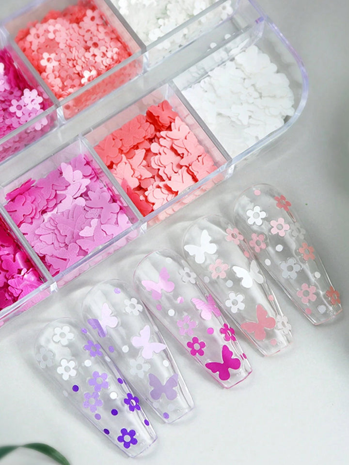 Floral Lash and Nail Decals Decorative Stickers Mega Lash Academy