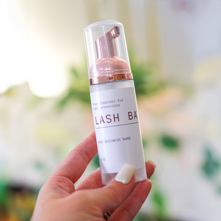Foam Pump Bottles with Your Logo Wash Bottles Mega Lash Academy