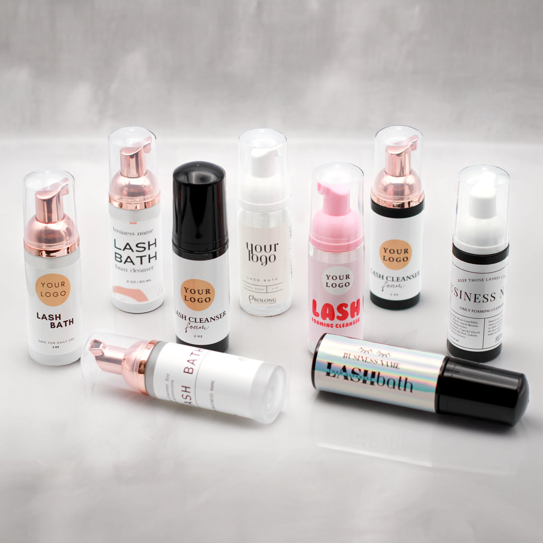 Foam Pump Bottles with Your Logo Wash Bottles Mega Lash Academy