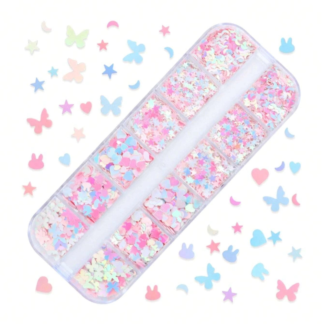 Heart & Star Lash Decals False Eyelash Accessories Mega Lash Academy