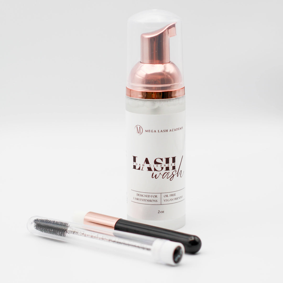 Lash Cleanser 3-in-1 Kit Facial Cleansers Mega Lash Academy