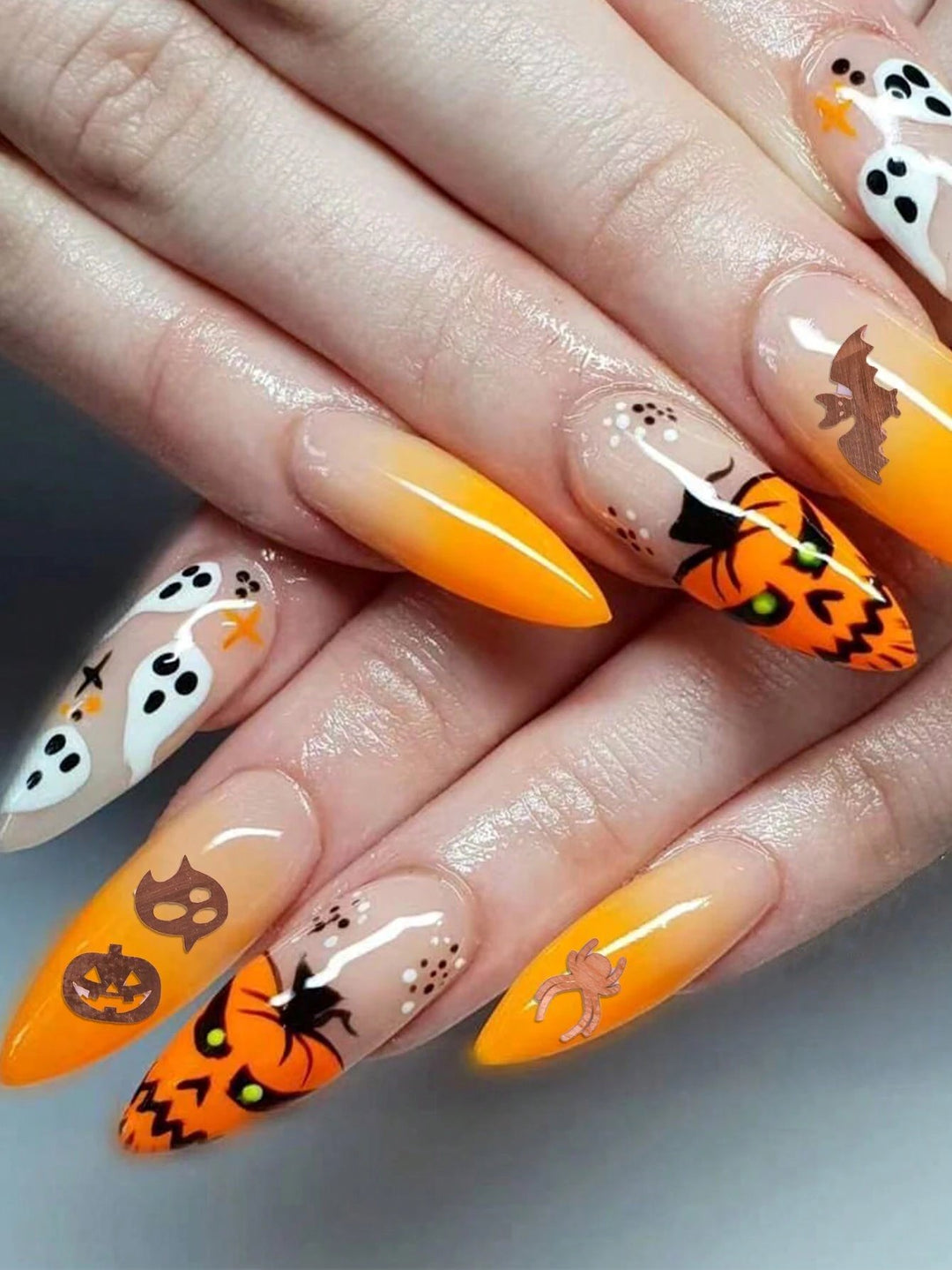 Lash & Nail Decals - Fall Collection 🍁๋࣭⭑☠️ 👻🎃🍂 False Eyelash Accessories Mega Lash Academy