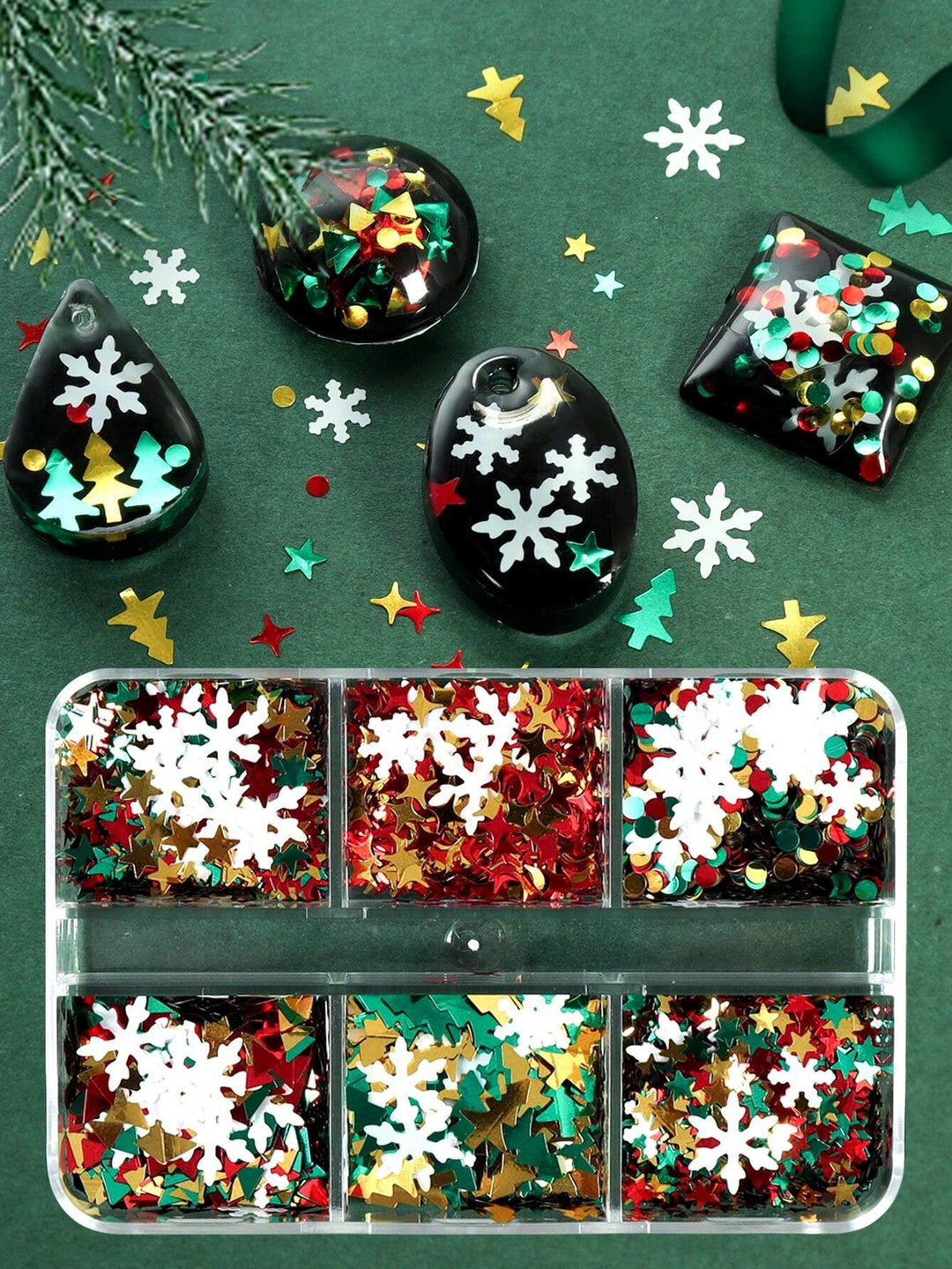 Lash & Nail Decals - Holiday Collection ❄️🎄🌟🎁 False Eyelash Accessories Mega Lash Academy