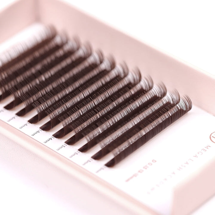 Medium Brown Classic Lash Tray Lash Trays Mega Lash Academy