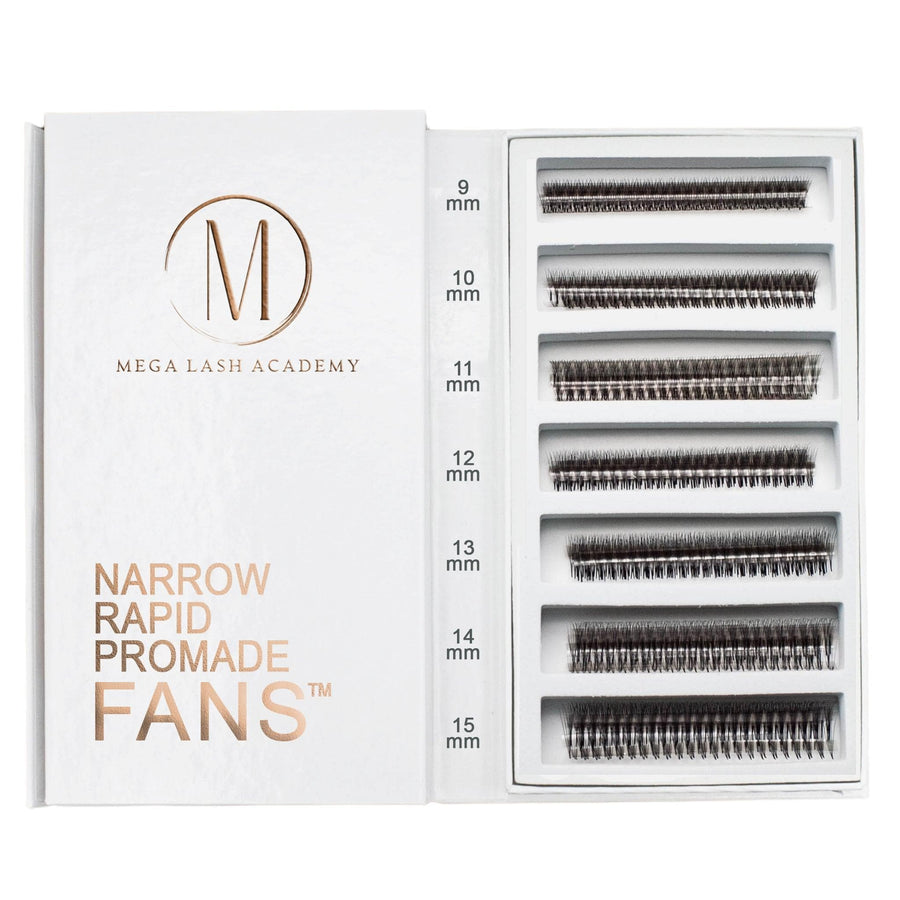 Narrow 5D Rapid Promade Fans® - 1050 Fans - Mega Lash Academy