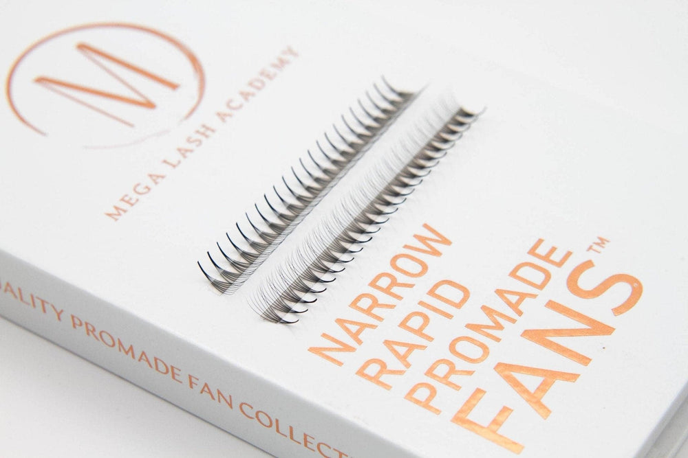 Narrow 6D Rapid Promade Fans® - 1050 Fans - Mega Lash Academy