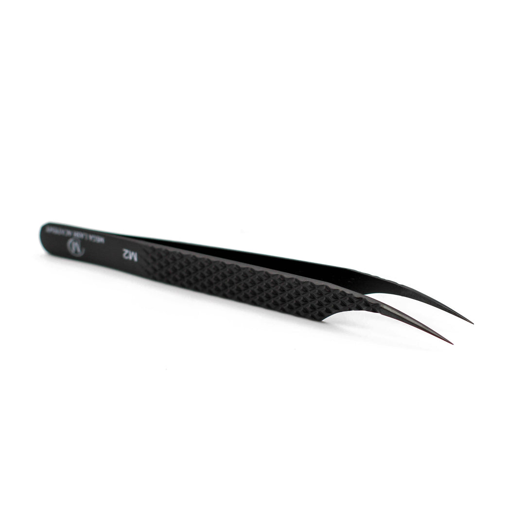 Onyx - M2 - Xtra Long Isolating Tweezers Tweezers Mega Lash Academy