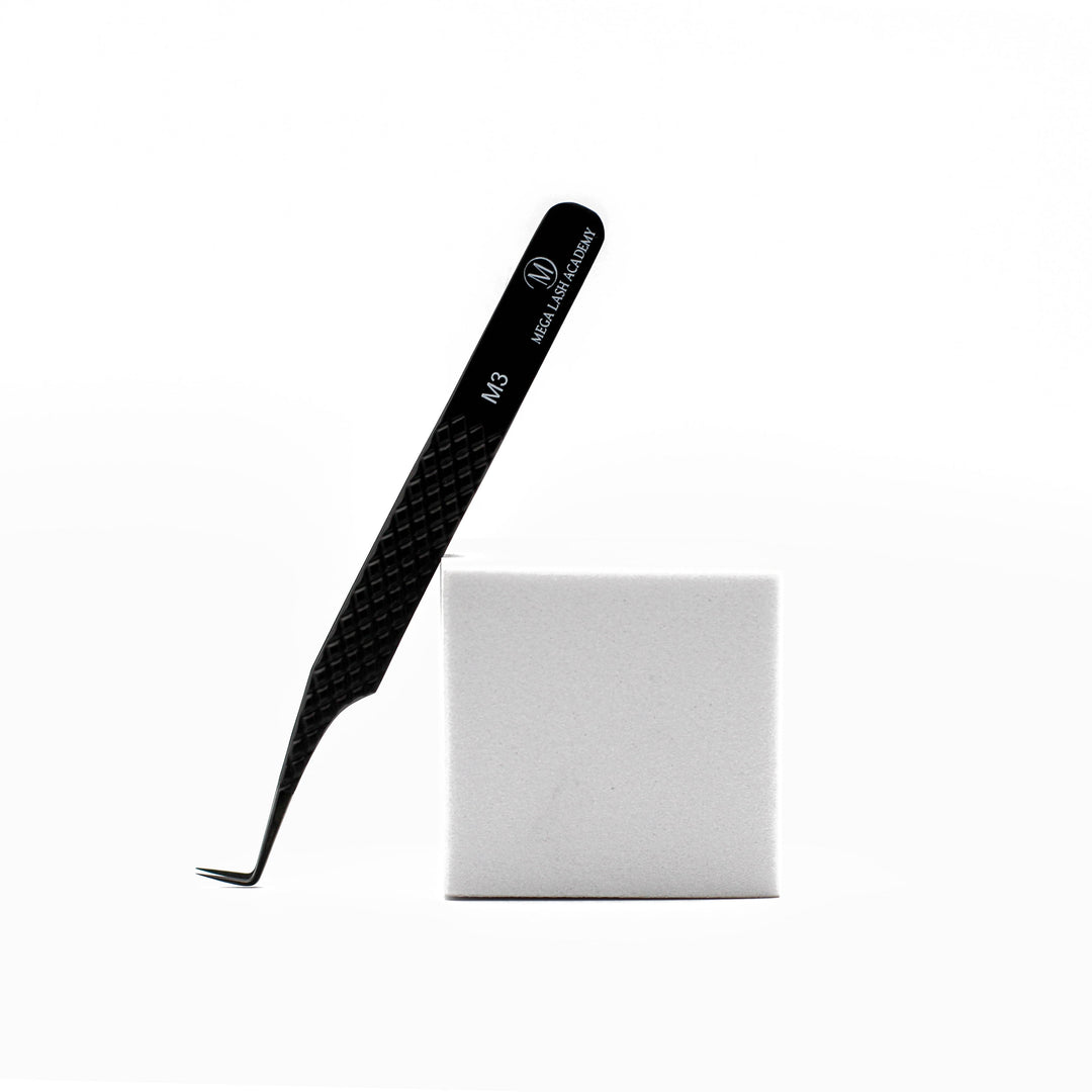 Onyx - M3 - 90 Degree Volume Tweezers Tweezers Mega Lash Academy