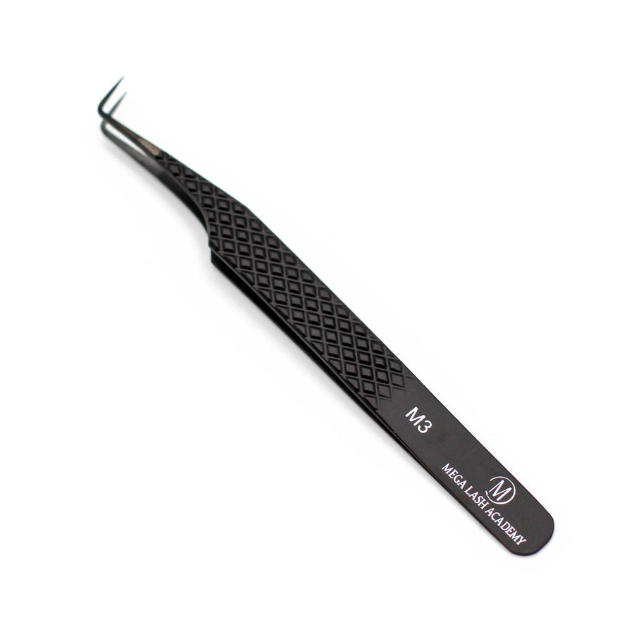 Onyx - M3 - 90 Degree Volume Tweezers Tweezers Mega Lash Academy