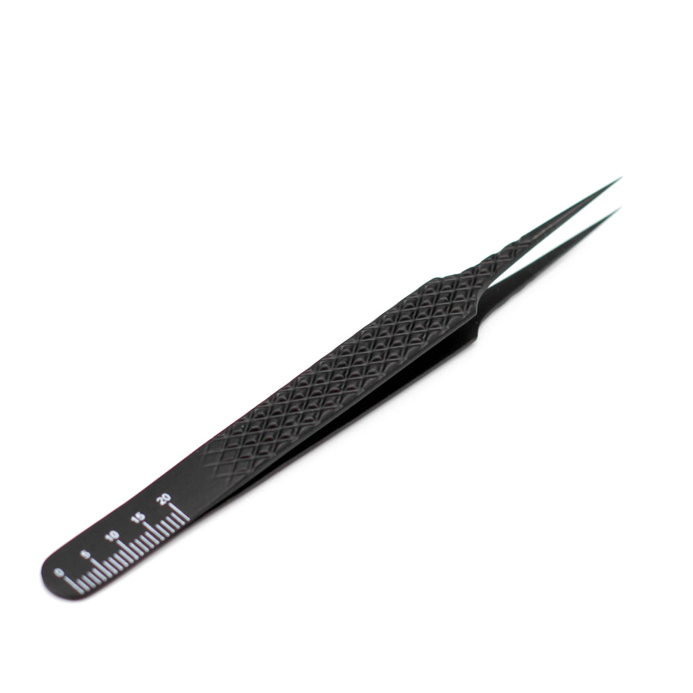 Onyx - M8 - Straight Isolating Tweezers Tweezers Mega Lash Academy 