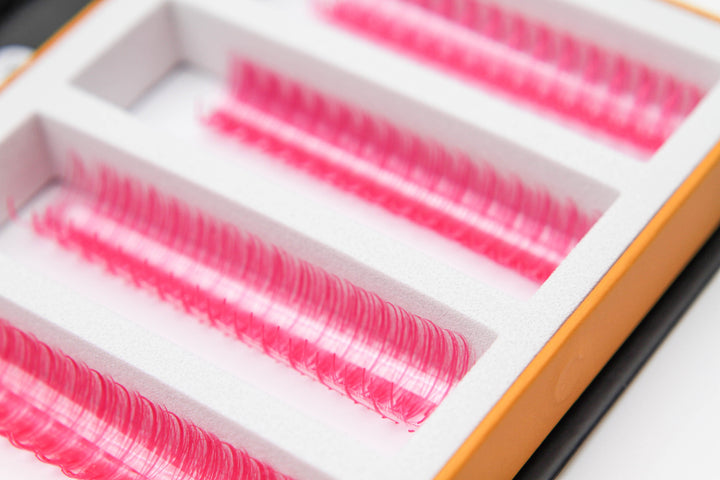 Pink Wispy 5D Rapid Promade Fans - 600 Fans Promade Fans Mega Lash Academy
