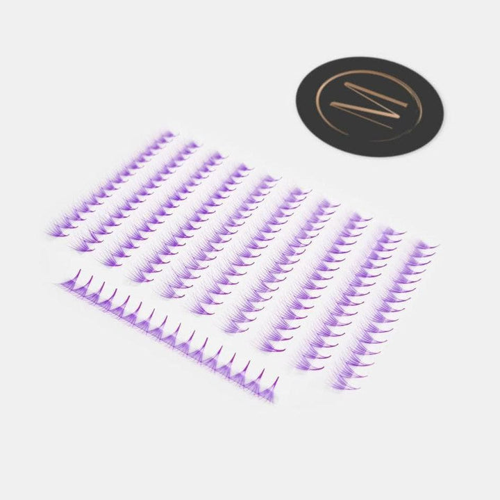 Purple 5D Rapid Promade Fans - 600 Fans - Mega Lash Academy