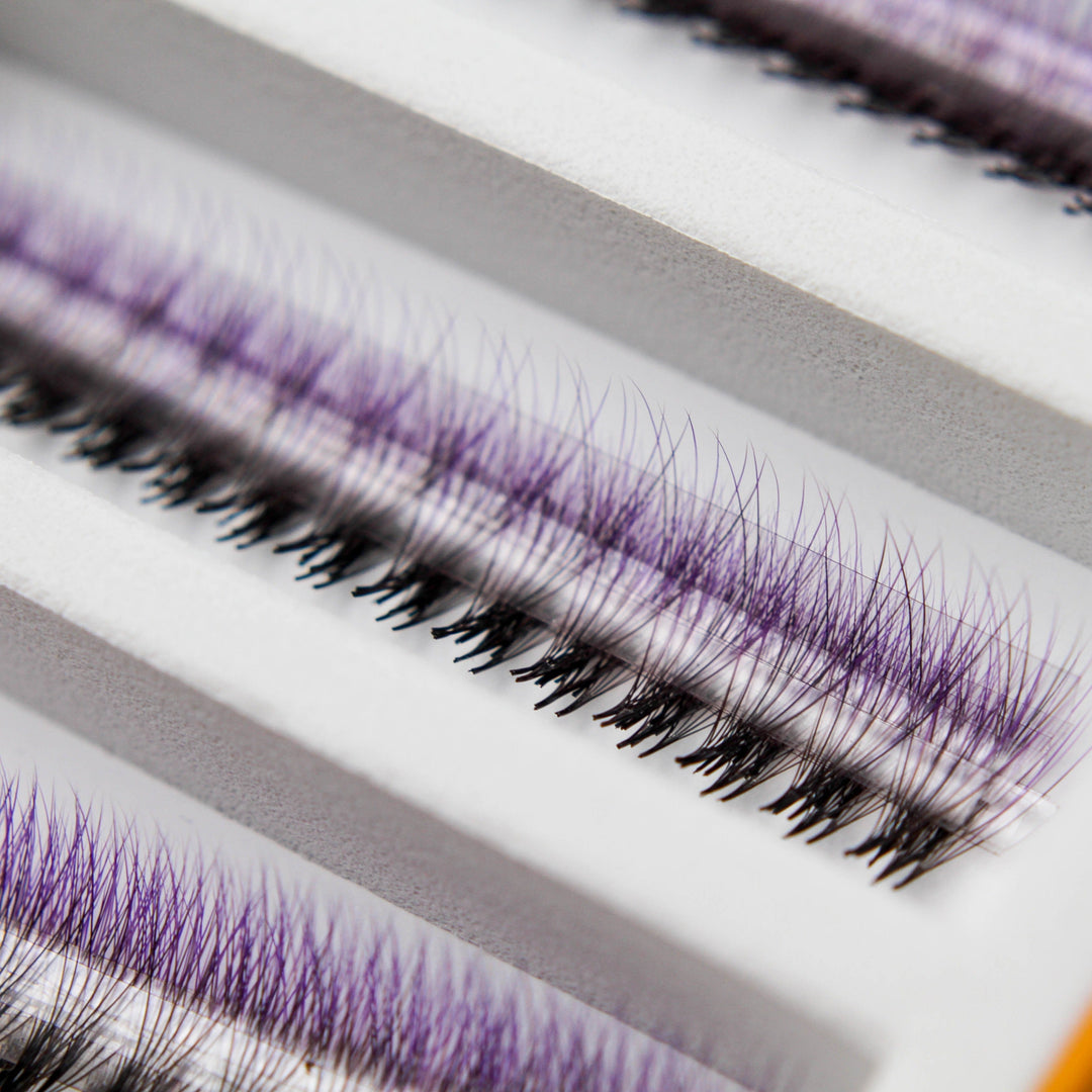 Purple Ombré 6D Rapid Promade Fans - 600 Fans Promade Fans Mega Lash Academy