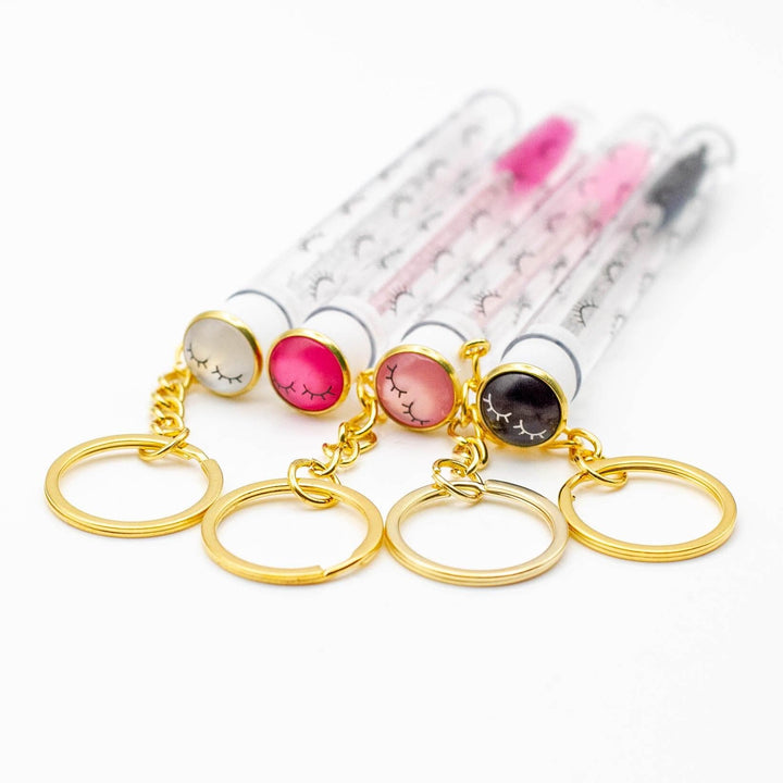 Spoolie Brushes with Keyrings - 10-pack - Mega Lash Academy #style_eyelash