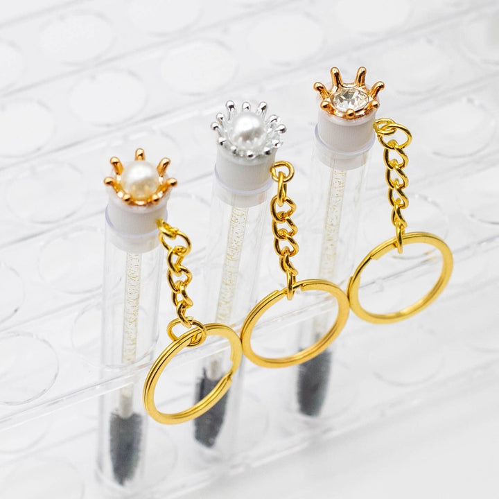 Spoolie Brushes with Keyrings - 10-pack - Mega Lash Academy #style_crown